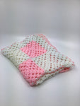 Manchester - Pink & White Crochet Rug - BXED409 - GEE