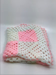 Manchester - Pink & White Crochet Rug - BXED409 - GEE