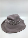 Ladies Hat - Grey & White Spot Hat - WHX119 - GEE