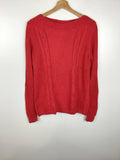 Premium Vintage Jackets & Knits - Ladies Red Wide Neck Tommy Hilfiger - Size S - PV-JAC170 - GEE