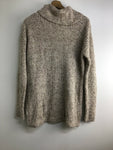 Ladies Knitwear - Brown Cowl Neck Knit - Size S/M - LW0919 - GEE