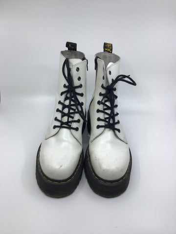 Ladies Shoes - Dr Martens (White Jadon) - Size UK8 EU42 US-M9 US-L10 - LSH285 MS0 VACC - GEE