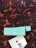 Ladies Tops - Blue Illusion - Size S - LT03563 - GEE