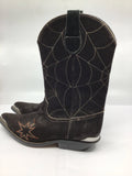 Mens Shoes - Webbed Western Style Boots - Size Estimated UK 11.5 - MS0149 - GEE