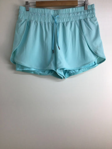 Ladies Activewear - Light Blue Shorts - Size M/L - LACT1975 - GEE