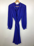 Premium Vintage Dresses & Skirts - Willi of California Royal Blue Dress - Size 8 - PV-DRE186 - GEE