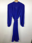 Premium Vintage Dresses & Skirts - Willi of California Royal Blue Dress - Size 8 - PV-DRE186 - GEE