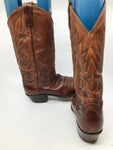 Premium Vintage Footwear And Accessories -  Mens Dan Post El Paso Chestnut Brown Leather Western Boots - Size 8D  - PV-FOO73 - GEE