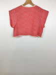 Premium Vintage Tops,Tees & Tanks - Red Floral Cropped Vest - Size XS - PV-TOP207 - GEE