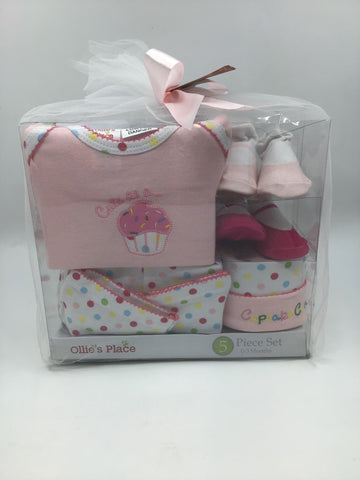 Girls Miscellaneous - Ollies Place 5 Piece Set - Size 0-3months - GMIS44 - GEE
