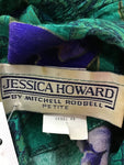 Premium Vintage Dresses & Skirts - Jessica Howard By Mitchell Rodbell Flower Print Dress - Size 4 - PV-DRE197 - GEE