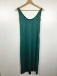Premium Vintage Dresses & Skirts -  Green Slip Dress - Size M/L - PV-DRE202 - GEE