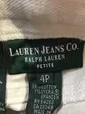 Premium Vintage Denim - Lauren Jeans Co Beige Jeans - Size 4P - PV-DEN153 - GEE