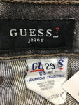 Premium Vintage Denim - Guess Distressed Black Jeans - Size 29 - PV-DEN147 - GEE