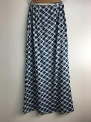 Ladies Skirts - Checkered Maxi Skirt - Size S - LSK1578 - GEE
