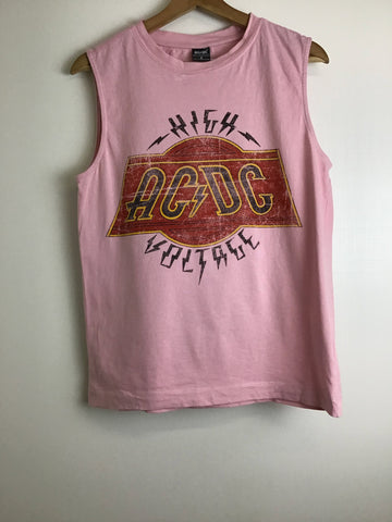 Bands/ Graphic Tees - AC/DC - Size 8 - VBAN1575 LT0 - GEE