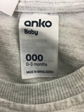 Baby Girls Top - Anko Top - Size 000 - GRL1419 BAGT - GEE