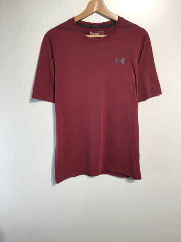 Premium Vintage Tops, Tees & Tanks - Maroon Under Armour T'Shirt - Size S - PV-TOP238 - GEE