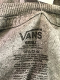 Premium Vintage Tops, Tees & Tanks - Grey Vans T'Shirt - Size S - PV-TOP248 - GEE