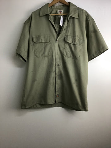 Premium Vintage Shirts/ Polos - Mens Dickies Work Shirt - Size L - PV-SHI196 - GEE