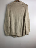 Ladies Knitwear - Beige Cardigan - Size M - LW0976 - GEE