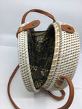 Vintage Accessories - Round Rattan Bag - VACC3415 HHB - GEE