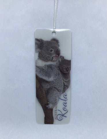 Bookmark - Australian Koala - (Mother & Child) - (3D graphic) - N-BKM