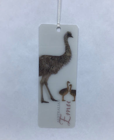 Bookmark - Australian Emu - (3D graphic) - N-BKM