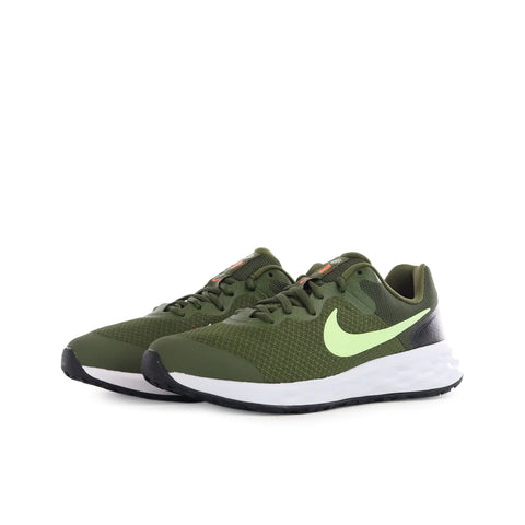 Nike Revolution 6 NN Grade School Unisex Shoes Green DD1096-300 NKS4