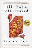 All That's Left Unsaid - Tracey Lien *Signed* - BPAP - BOO008A
