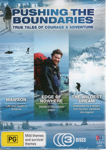 DVD - Pushing the Boundaries: True Tales of Courage & Adventure - New - PG - DVDMD761 - GEE