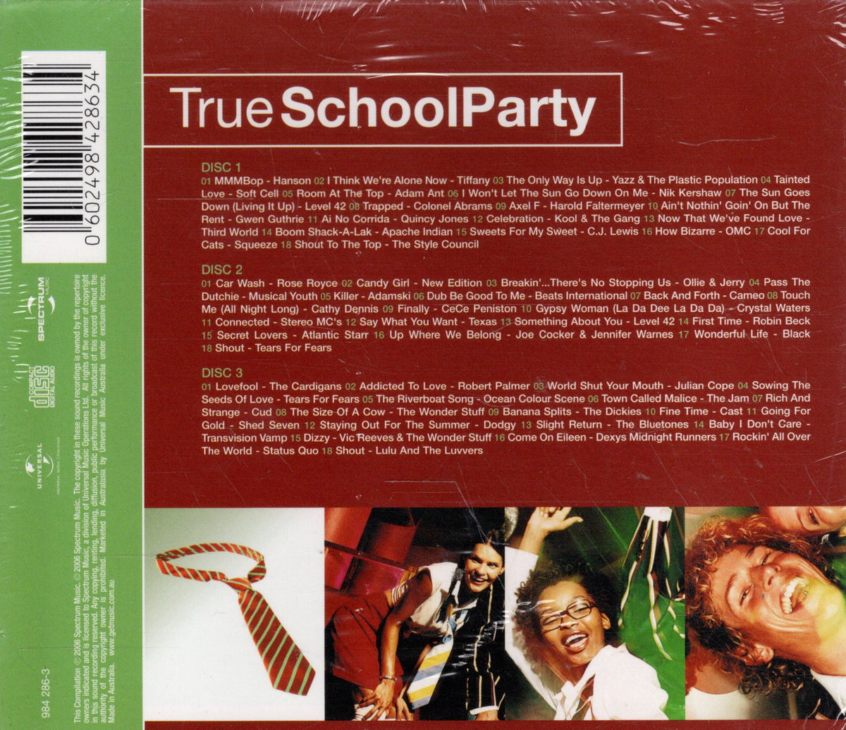 CD - True School Party *New* - CD318 DVDMD - GEE – Lifeline Queensland