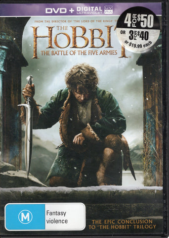 DVD - The Hobbit: The Battle of the Five Armies - M - DVDSF807 - GEE
