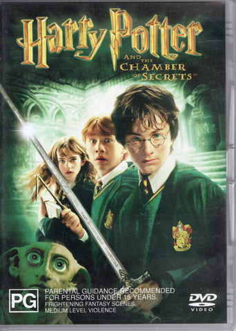 DVD - Harry Potter and the Chamber of Secrets - PG - DVDKF810 - GEE