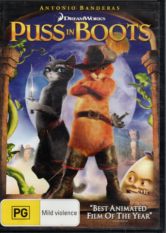 DVD - Puss In Boots - PG - DVDKF - DVD003 - GEE