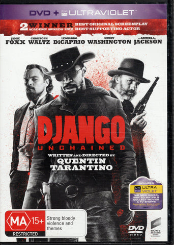 DVD - DJango Unchained  - M15+ - DVDAC DVDDR - DVD004 - GEE