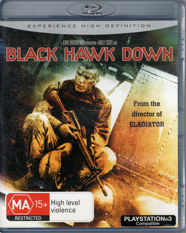 DVD - Black Hawk Down - MA15+ - DVDBLU DVDAC - DVD004 - GEE