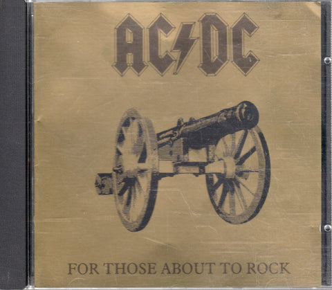 CD'S - ACDC : For Those About to Rock - DVDMU - CDS001 - GEE