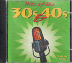 CD'S - Hits of the 30's & 40's Volume Three - DVDMU - CDS001 - GEE