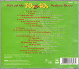 CD'S - Hits of the 30's & 40's Volume Three - DVDMU - CDS001 - GEE