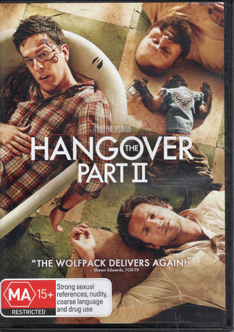 DVD - The Hangover Part 2 - MA15+ - DVDCO - DVD005