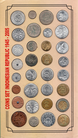 Coins Set Indonesian Republic 1945-2005 - BCRA2824 - BOO