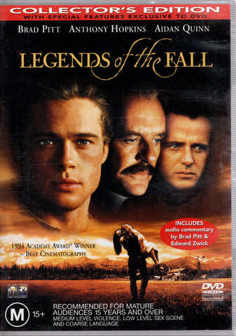 DVD - Legends of the Fall - M - DVDDR839 - GEE