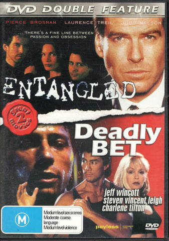 DVD - Double Feature - Entangled & Deadly Bet - M - DVDTH841 - GEE