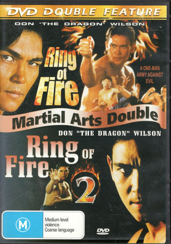 DVD - Double Feature - Ring of Fire & Ring of Fire 2 - M - DVDAC842 - GEE
