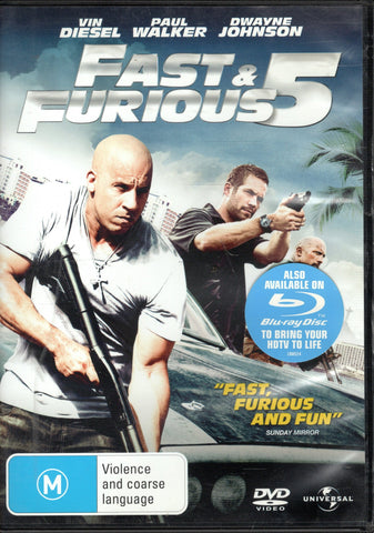 DVD - Fast & Furious 5 - M - DVDAC843 - GEE