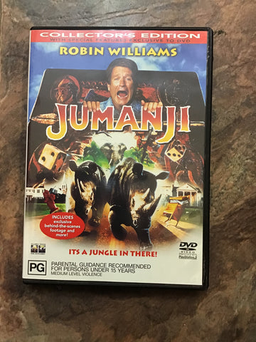 DVD - Jumanji Welcome to the Jungle and Jumanji - PG - DVDAC309 - Gee