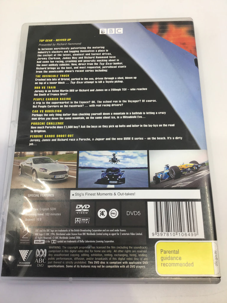 top gear blu ray box DVD - Top Gear Revved Up - PG - DVDMD319