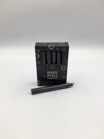 Giftware - 10cm Black Spell Candles (12 Pack)  - NACCE - GEE