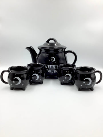 Giftware - Witches Brew Ceramic Tea Set - NACCE - GEE